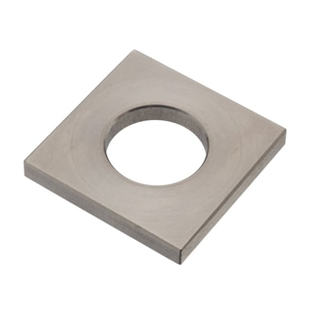 Zoro Select Square Washer, Fits Bolt Size 1 in , 18-8 Stainless Steel Plain Finish Z8962SS