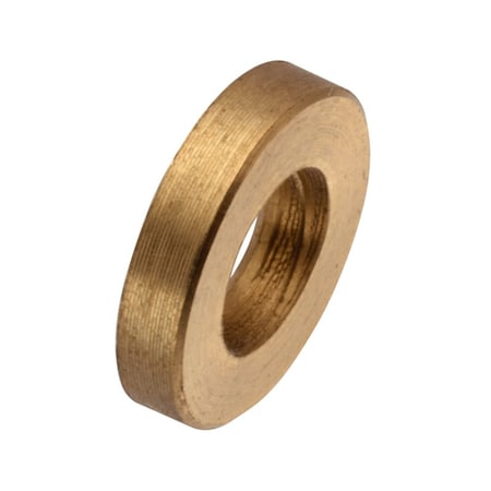Zoro Select Flat Washer, For Screw Size #6 , Brass Plain Finish Z9086BR