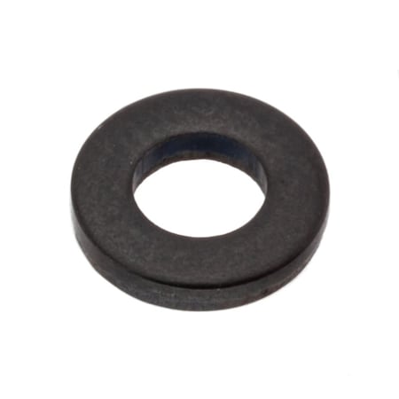 Zoro Select Flat Washer, For Screw Size #6 , Steel Black Oxide Finish Z9156STL
