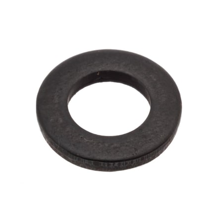 Zoro Select Flat Washer, For Screw Size 1/4 in , Steel Black Oxide Finish Z9161STL