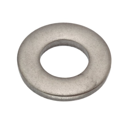 Zoro Select Flat Washer, For Screw Size 1/4 in , Stainless Steel Plain Finish Z9164