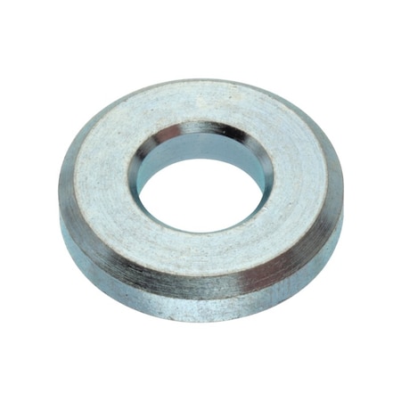 Zoro Select Beveled Washer, For Screw Size 1/4 in , Steel Case Hard Zinc Plt Finish Z9181-BEV-HZN