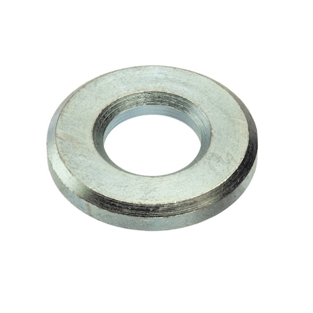 Zoro Select Beveled Washer, For Screw Size 3/8 in , Steel Case Hard Zinc Plt Finish Z9183-BEV-HZN