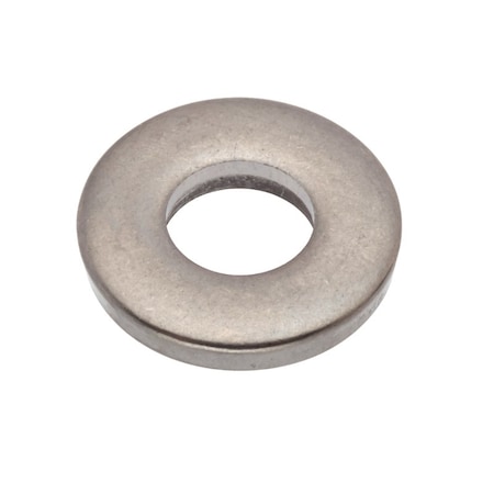 Zoro Select Flat Washer, For Screw Size 1/4 in , Stainless Steel Plain Finish Z9215