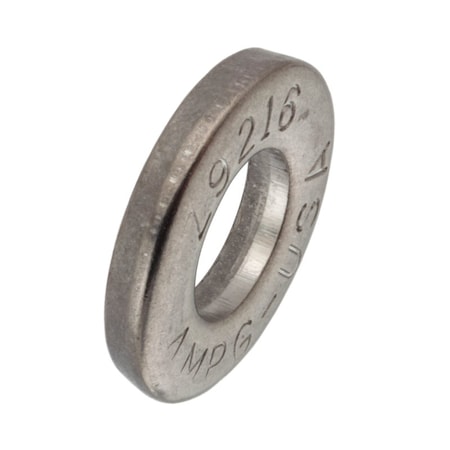 Zoro Select Flat Washer, For Screw Size 5/16 in , Stainless Steel Plain Finish Z9216