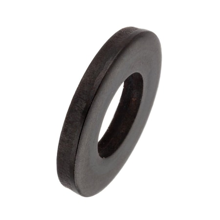 Zoro Select Flat Washer, For Screw Size 7/16" , Case Hardened Steel Black Oxide Finish Z9218STL