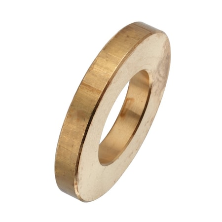 Zoro Select Flat Washer, For Screw Size 3/4" , Brass Plain Finish Z9222BR