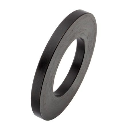 Zoro Select Flat Washer, For Screw Size 1-3/8" , Case Hardened Steel Black Oxide Finish Z9250LC