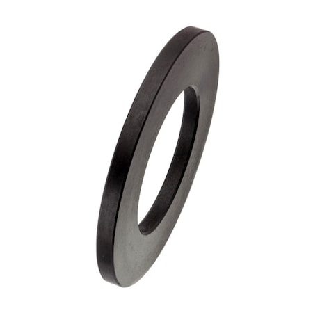 Zoro Select Flat Washer, For Screw Size 2" , Case Hardened Steel Black Oxide Finish Z9256LC