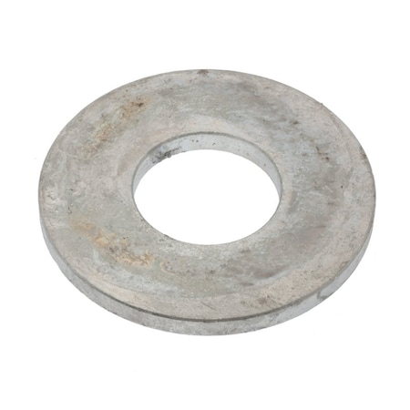 Zoro Select Flat Washer, For Screw Size 1-1/2" , Steel Hot Dipped Galvanized Finish Z9265LCG