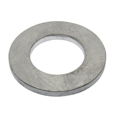 Zoro Select Flat Washer, For Screw Size 2" , Steel Hot Dipped Galvanized Finish Z9257-HDG