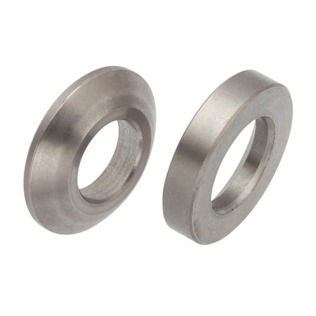 Zoro Select Spherical Washer, Fits Bolt Size M8 18-8 Stainless Steel, Plain Finish, 1 PR Z9523SET