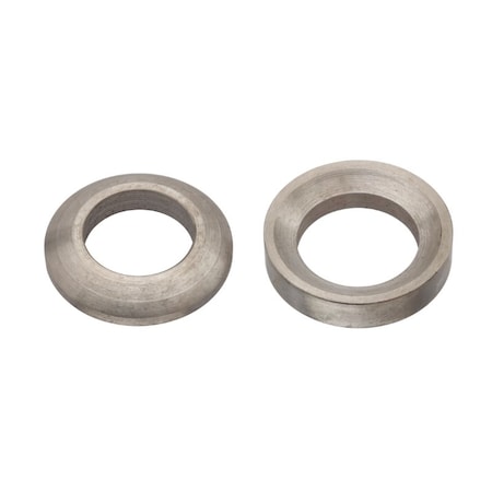 Zoro Select Spherical Washer, Fits Bolt Size M20 18-8 Stainless Steel, Plain Finish, 1 PR Z9533SET