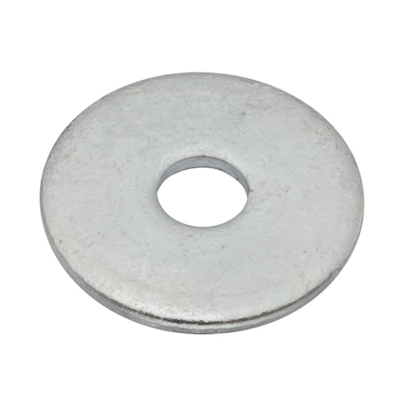 Zoro Select Flat Washer, For Screw Size 3/4" , Steel Galvanized Finish Z9693G
