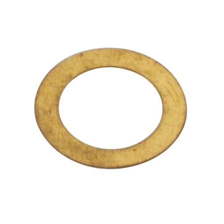 Ampg Shim, Shaft 1/8"x .002", Brass, PK10 Z9742-BR