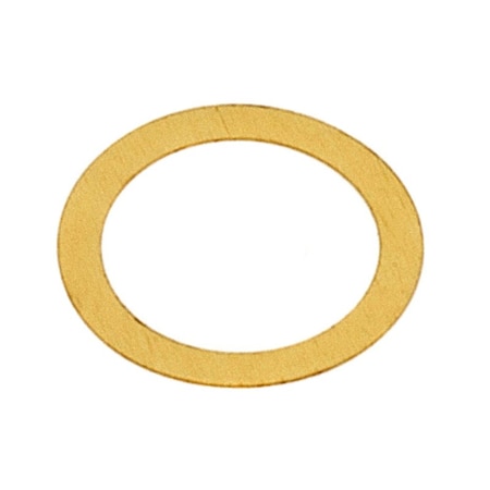 Ampg Shim, Shaft 3/16"x .003", Brass, PK10 Z9763-BR