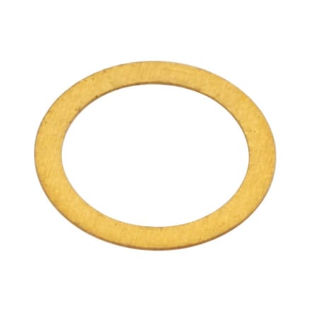 Ampg Shim, Shaft 3/16"x .005", Brass, PK10 Z9765-BR