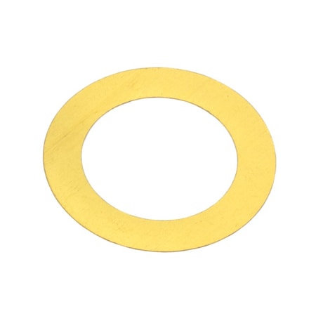 Ampg Shim, Shaft 1/2"x .004", Brass, PK10 Z9844-BR