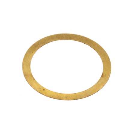 Ampg Shim, Bearing 1/4"x .005", Brass, PK10 Z9886-5-BR