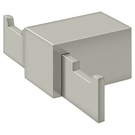Deltana Double Robe Hook Za Series Satin Nickel ZA2010-15