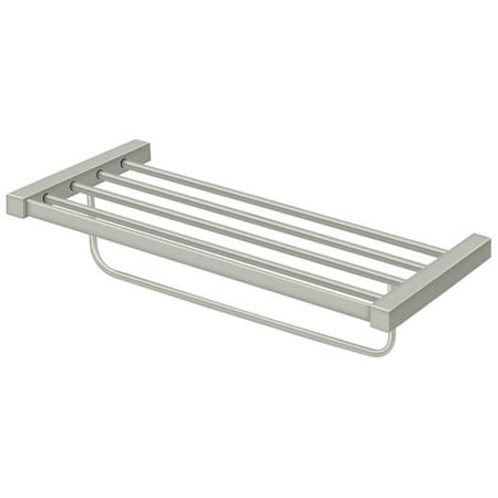 Deltana Hotel Shelf With Bracket Za Series Satin Nickel 24" ZA2024-15