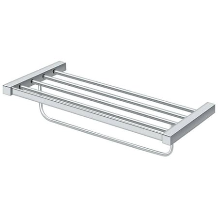 Deltana Hotel Shelf With Bracket Za Series Bright Chrome 24" ZA2024-26