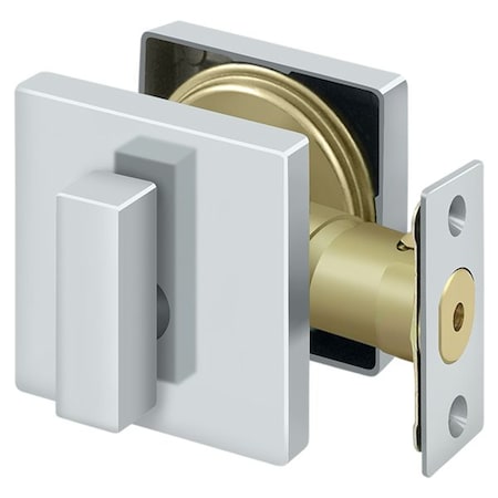 Deltana Zinc Single Cylinder Deadbolt Lock Grade 2 Bright Chrome ZDSU26