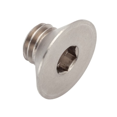 Ampg M8 Socket Head Cap Screw, Flat, Plain Stainless Steel, 8 mm Length ZF601M8X8