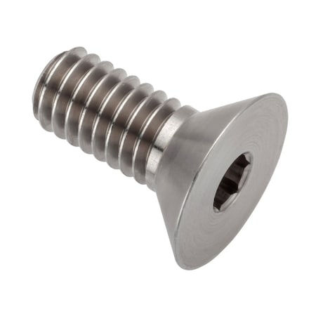 Ampg 5/16"-18 Socket Head Cap Screw, Flat, Plain Stainless Steel, 1 in Length ZF74451C16