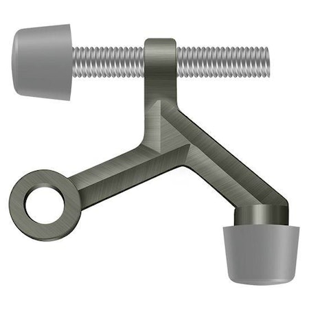 Deltana Hinge Pin Stop, Hinge Mounted, Zinc Die-Cast Antique Nickel ZHP70U15A