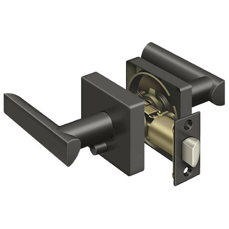 Deltana Right Hand Livingston Lever Privacy Oil Rubbed Bronze ZLLS2U10BRH