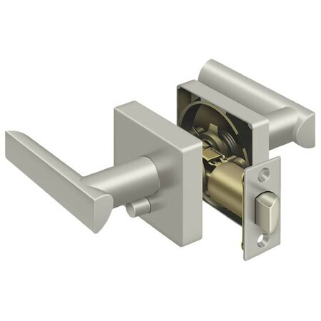 Deltana Right Hand Livingston Lever Privacy Satin Nickel ZLLS2U15RH
