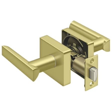 Deltana Livingston Lever Passage, Universal Handing Bright Brass ZLLS3U3