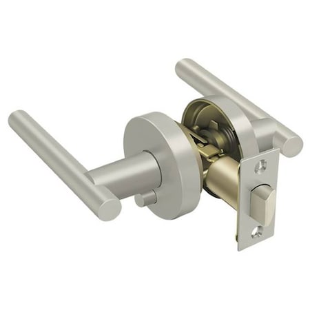 Deltana Mandeville Lever Privacy, Universal Handing Satin Nickel ZMLR2U15RH