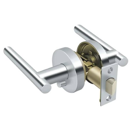 Deltana Right Handed Mandeville Lever Privacy Bright Chrome ZMLR2U26RH