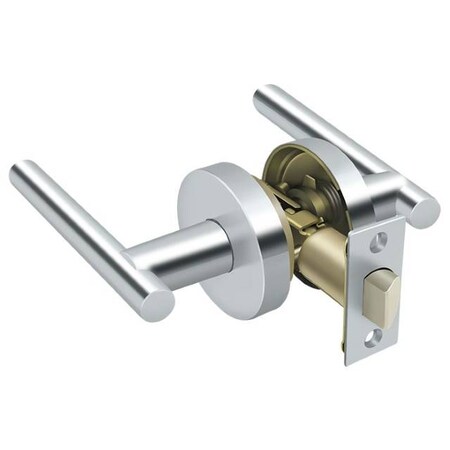 Deltana Mandeville Lever Passage, Universal Handing Bright Chrome ZMLR3U26
