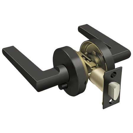Deltana Right Hand Portmore Lever Privacy Oil Rubbed Bronze ZPLR2U10BRH