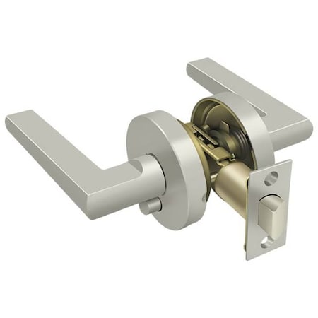 Deltana Right Hand Portmore Lever Privacy Satin Nickel ZPLR2U15RH