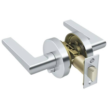 Deltana Right Hand Portmore Lever Privacy Bright Chrome ZPLR2U26RH