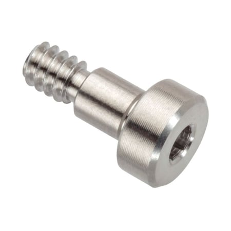 Ampg Shoulder Screw, 2A Thr Sz, 3/16 Thr Lg, 3/16 in Shoulder Lg, 18-8 Stainless Steel ZR1104-303H