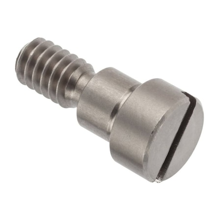 Ampg Shoulder Screw, 2A Thr Sz, 7/16 Thr Lg, 3/8 in Shoulder Lg, 18-8 Stainless Steel ZR1408-303S