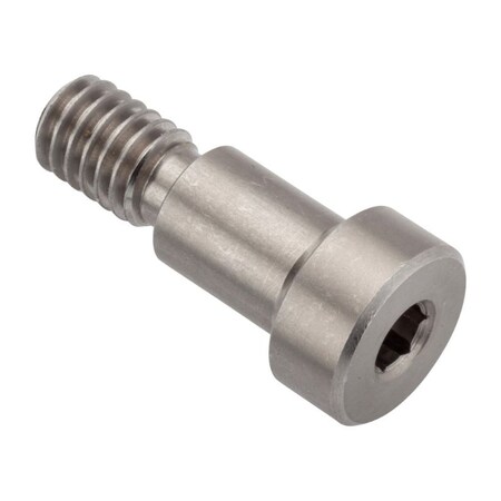 Ampg Shoulder Screw, 2A Thr Sz, 1/2 Thr Lg, 1/2 in Shoulder Lg, 18-8 Stainless Steel ZR1524-303H