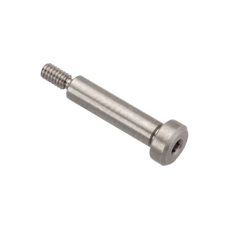 Ampg Shoulder Screw, 6g Thr Sz, 4mm Thr Lg, 12 mm Shoulder Lg, 18-8 Stainless Steel ZR1687-303H