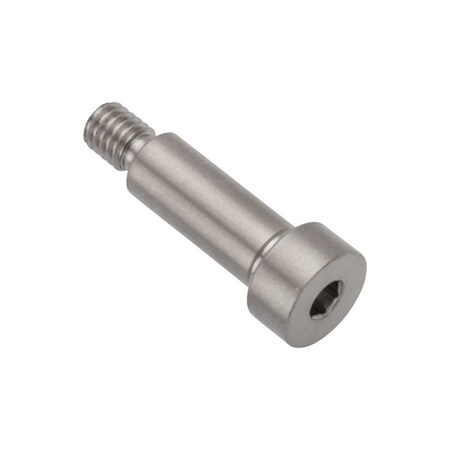 Ampg Shoulder Screw, 6g Thr Sz, 4mm Thr Lg, 10 mm Shoulder Lg, 18-8 Stainless Steel ZR1716-303H
