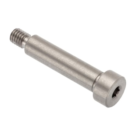 Ampg Shoulder Screw, 6g Thr Sz, 4mm Thr Lg, 16 mm Shoulder Lg, 18-8 Stainless Steel ZR1719-303H