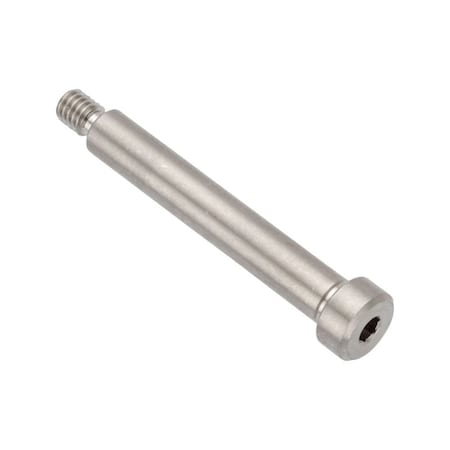 Ampg Shoulder Screw, 6g Thr Sz, 4mm Thr Lg, 25 mm Shoulder Lg, 18-8 Stainless Steel ZR1720-303H