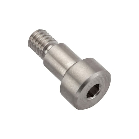 Ampg Shoulder Screw, 6g Thr Sz, 5mm Thr Lg, 6 mm Shoulder Lg, 18-8 Stainless Steel ZR1758-303H