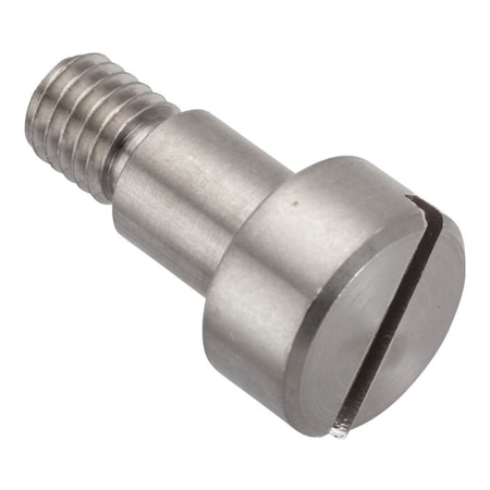 Ampg Shoulder Screw, 6g Thr Sz, 6mm Thr Lg, 6 mm Shoulder Lg, 18-8 Stainless Steel ZR1808-303S