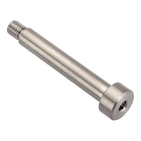 Ampg Shoulder Screw, M5 x 0.8 Thr Sz, 6mm Thr Lg, 35 in Shoulder Lg, 316 Stainless Steel ZR1842-316H