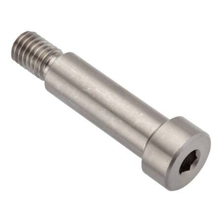 Shoulder Screw, 6g Thr Sz, 12mm Thr Lg, 30 mm Shoulder Lg, 18-8 Stainless Steel